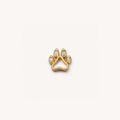 🐾 Gold Paw Print Charm – Pet Love Locket Filler