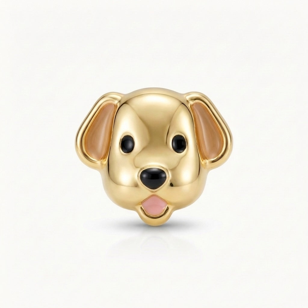 Puppy Face Charm – Adorable Dog Locket Filler