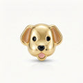 🐕 Puppy Face Charm – Adorable Dog Locket Filler
