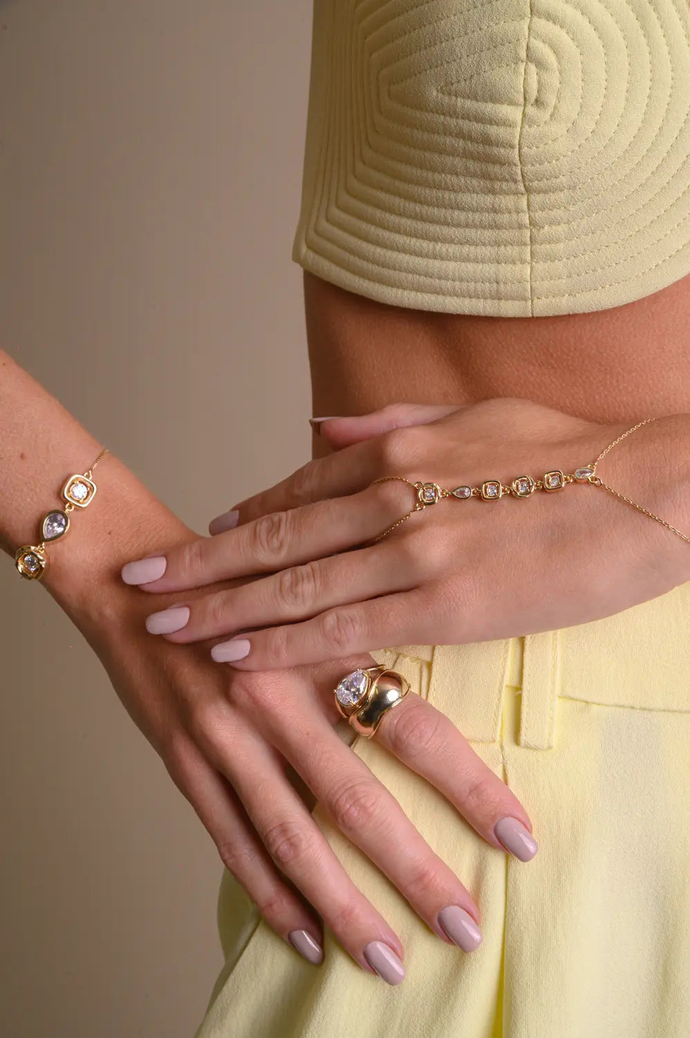 Teardrop Wrap Ring | 18k Gold Plated