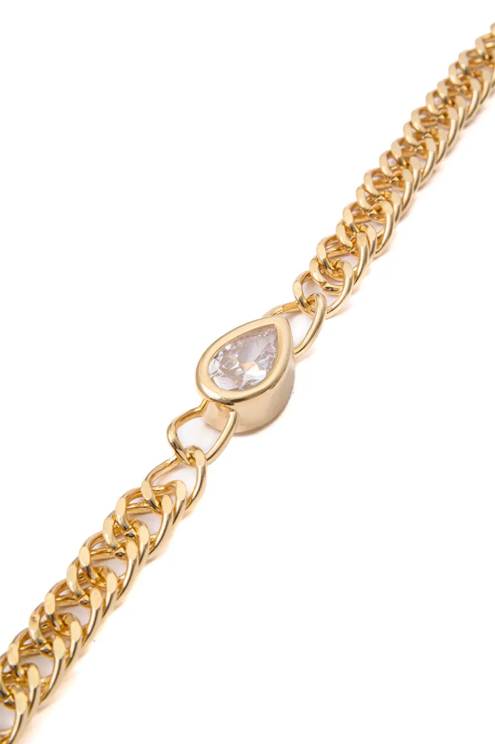 Teardrop Chain Bracelet | 18k Gold Plated