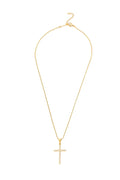 Delicate Cross Pendant Necklace | 18k Gold Plated