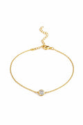 Single Sphere Bracelet | 18k Gold Plated