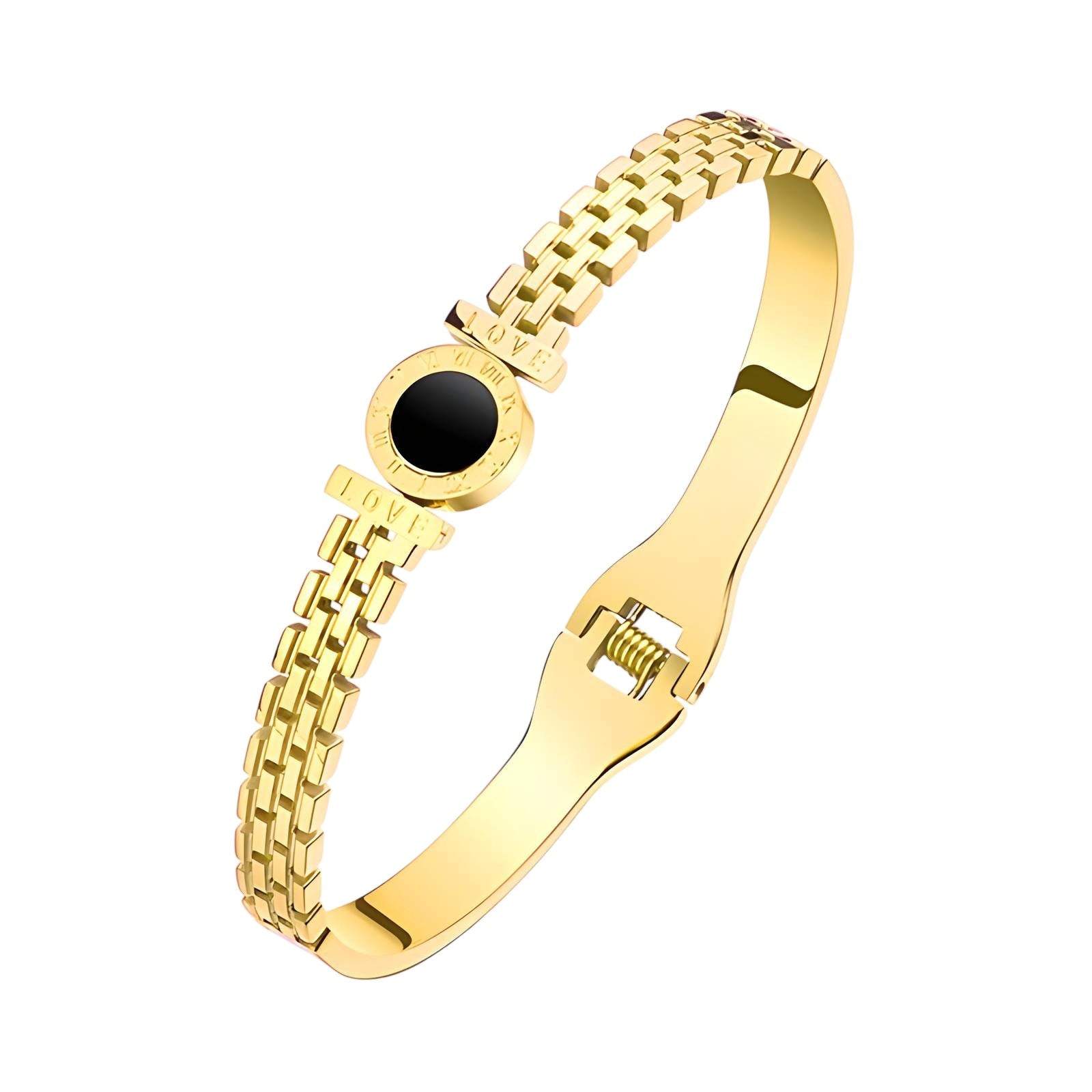 Noir Elegance Jewelry Set – Bracelet & Ring