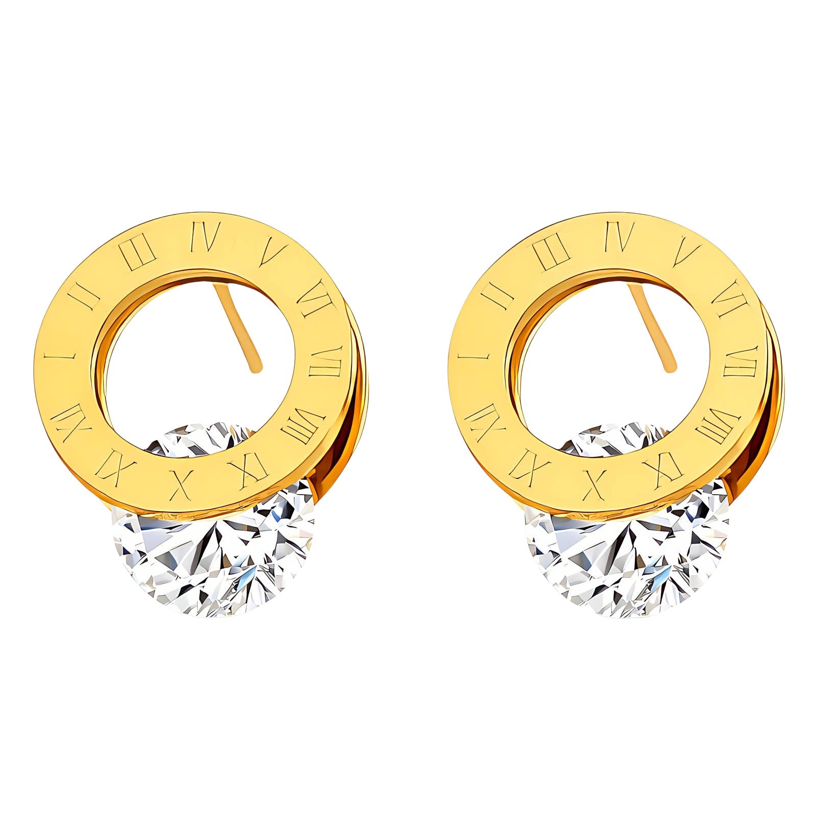 Timeless Roman Crystal Earrings