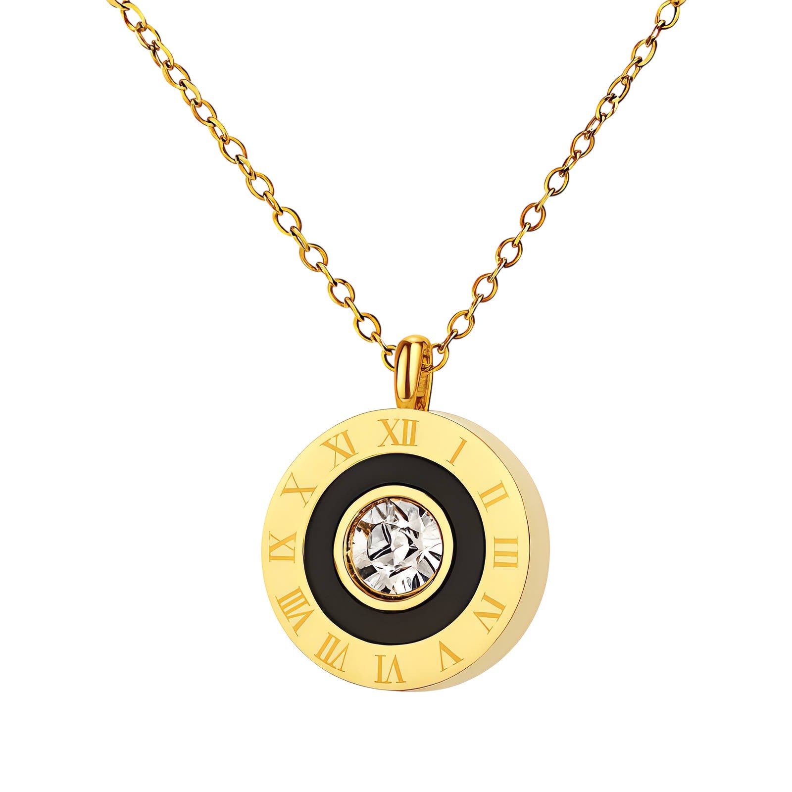 Celeste Noir Pendant Necklace