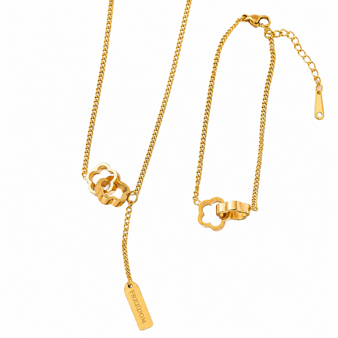 Flower Shaped Women's Jewelry Set