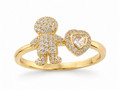 Boy Charm Ring | 18k Gold Plated