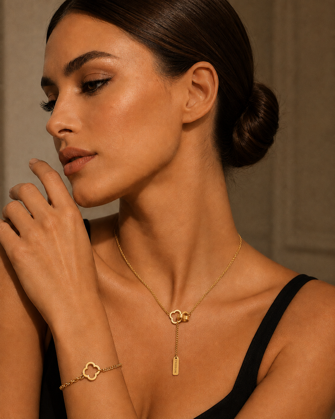 Flower Shaped Women's Jewelry Set