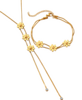 Elegant Flower Jewelry Set