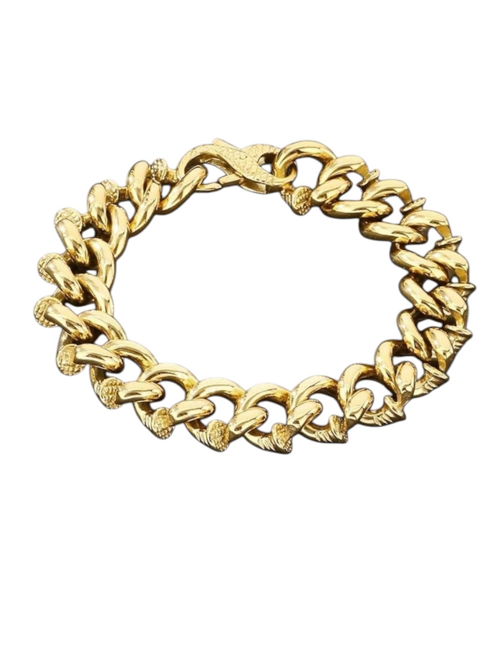 Geometric Men's Bracelet in 304 Stainless Steel with 18K Real Gold Plated