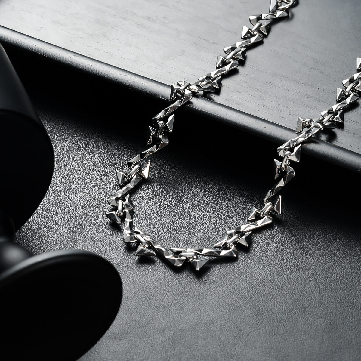 Geometric Titanium Steel Plating Men's Necklace