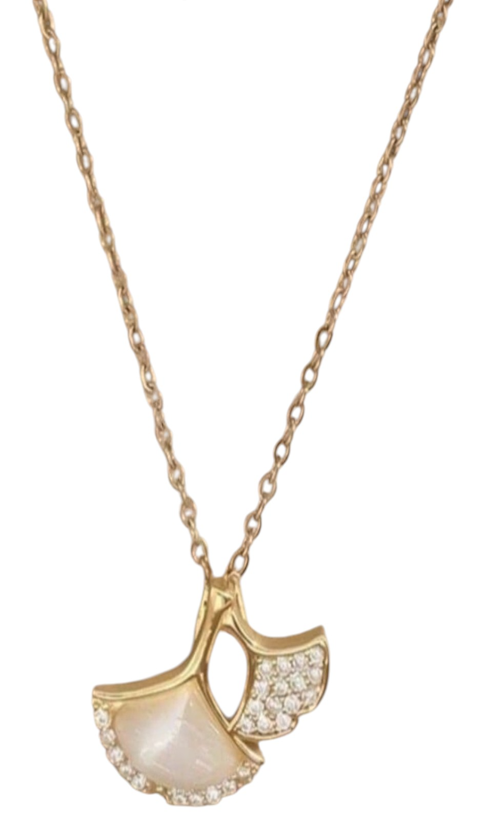 Maple Leaf Pendant Necklace 316 Stainless Steel