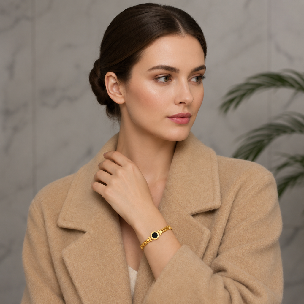 Luxury Love Roman Cuff Ring