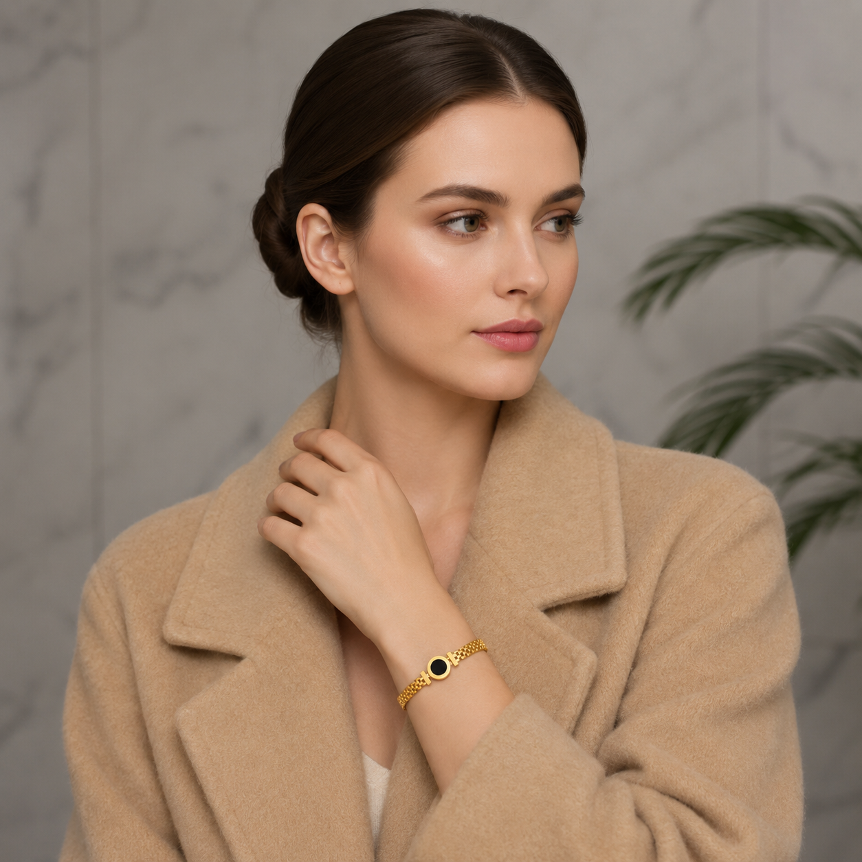 Luxury Love Roman Cuff Ring