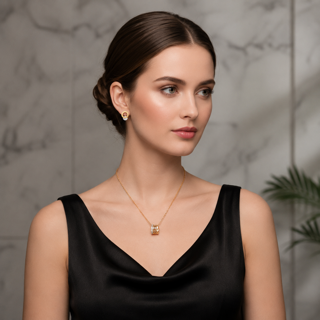 Timeless Roman Crystal Earrings