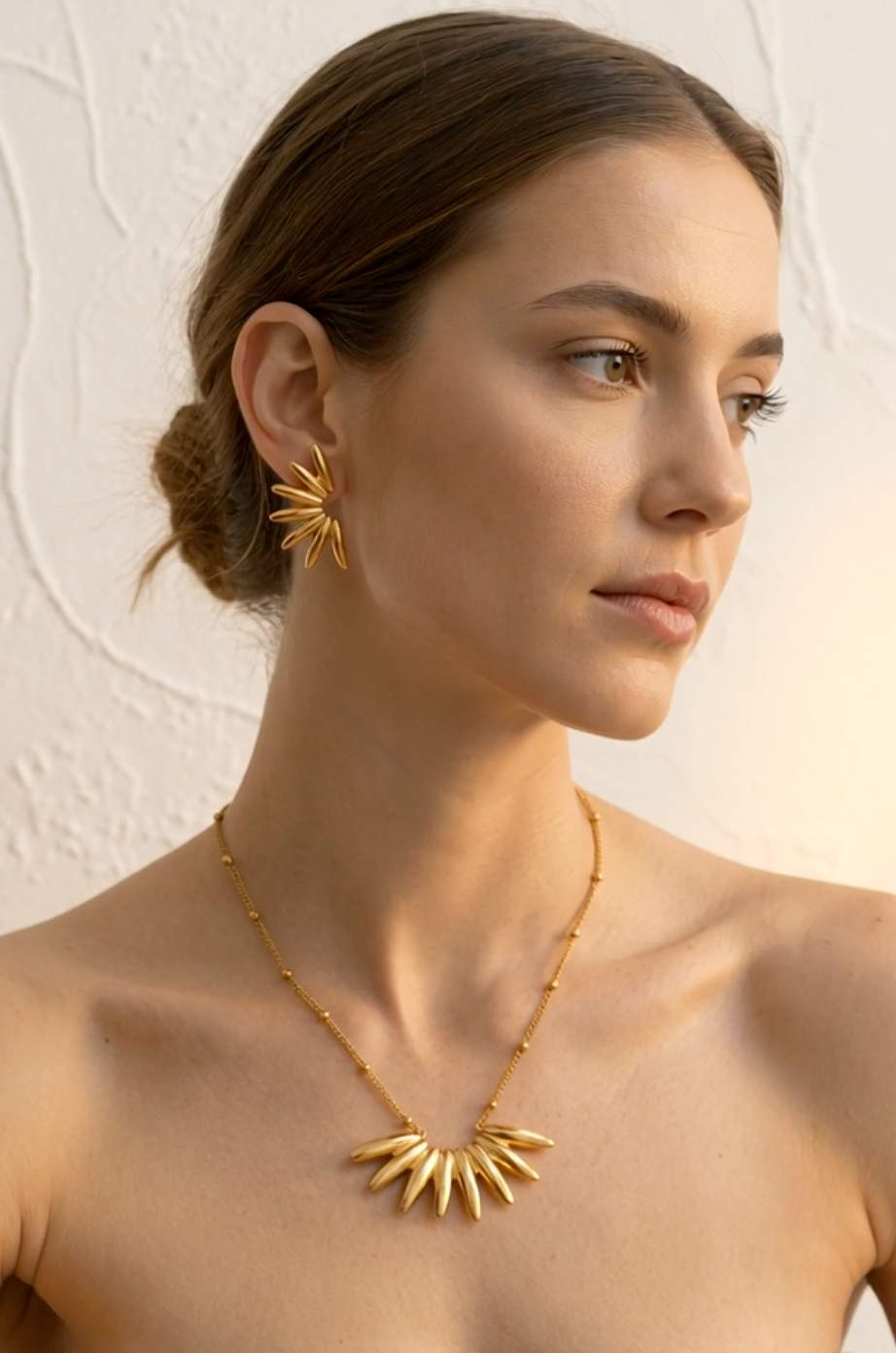 Sun Solid Jewelry Set