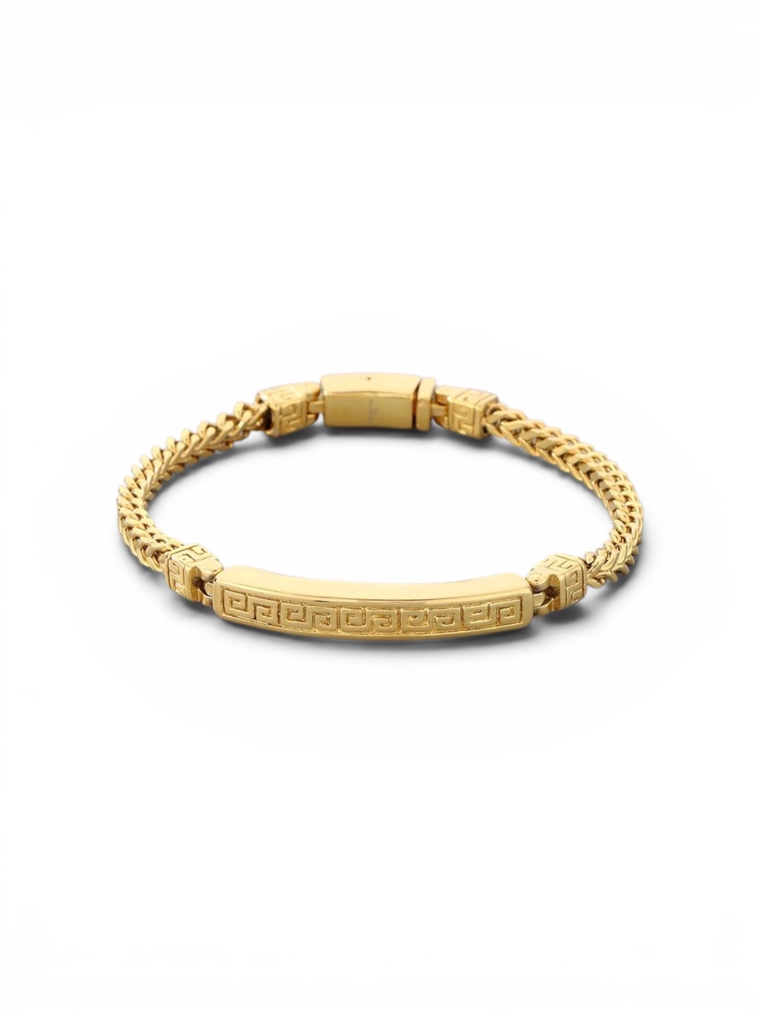 Simple Style Solid Color 304 Stainless Steel 18K Gold Plated
