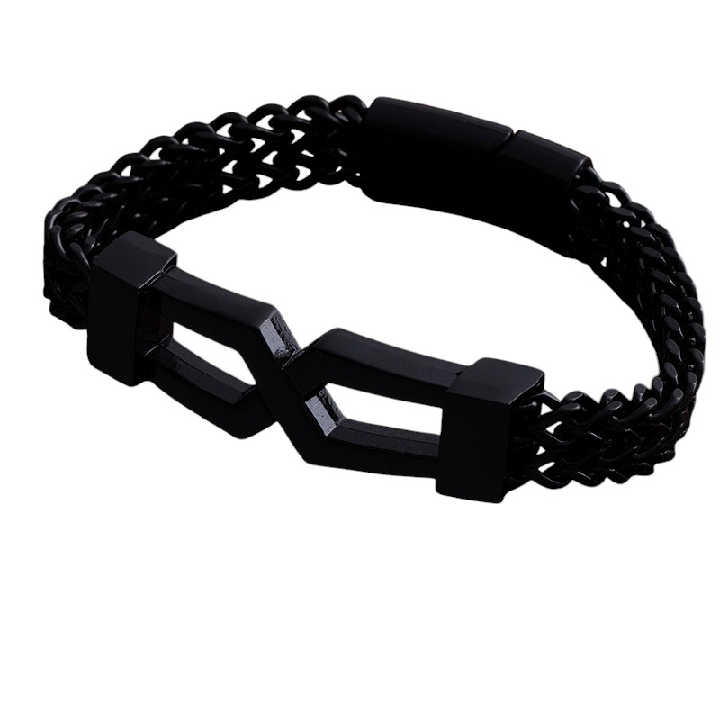 Trendy Minimalist Hip Hop Glasses Men's Bracelet