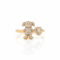 Pavé Dog Ring Girl